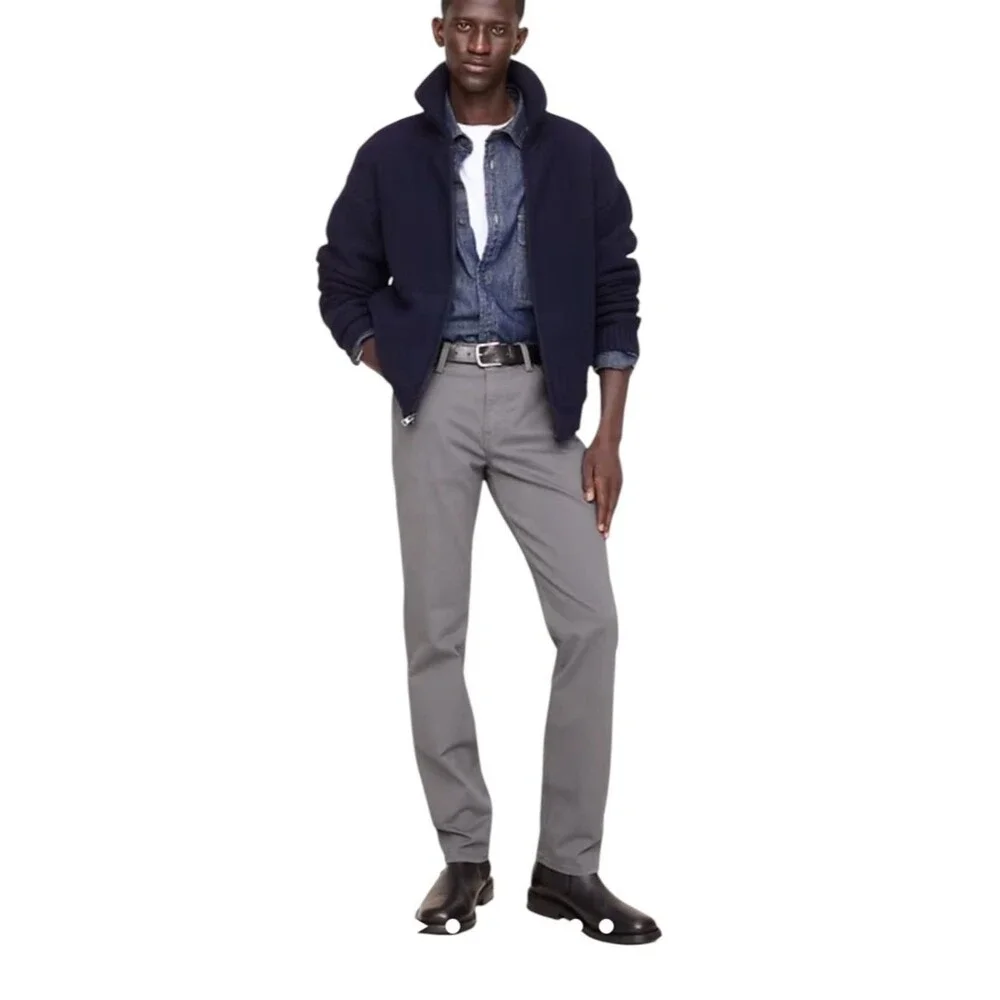 Banana Republic Men's Grey Traveler Slim Fit Jeans